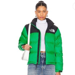 1996 Retro Nuptse Jacket in Optic Emerald